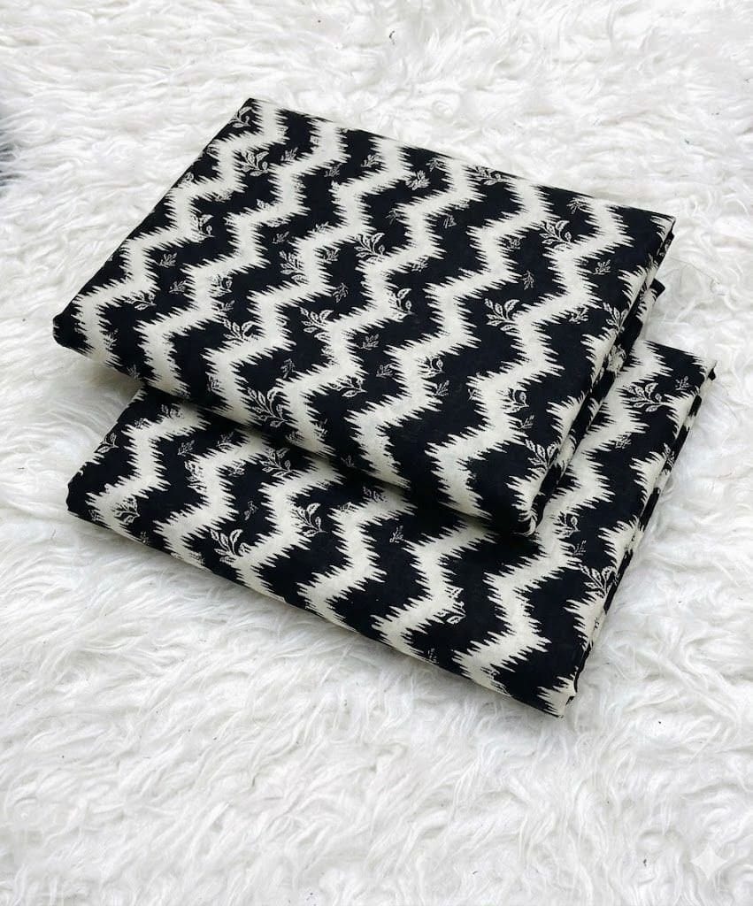 2pc Nishat Printed Black Edition