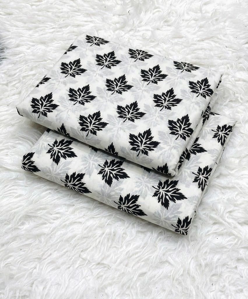 2pc Nishat Printed Black Edition