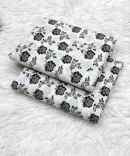 2pc Nishat Printed Black Edition