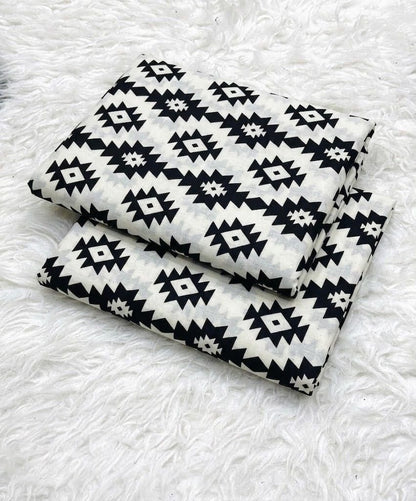 2pc Nishat Printed Black Edition