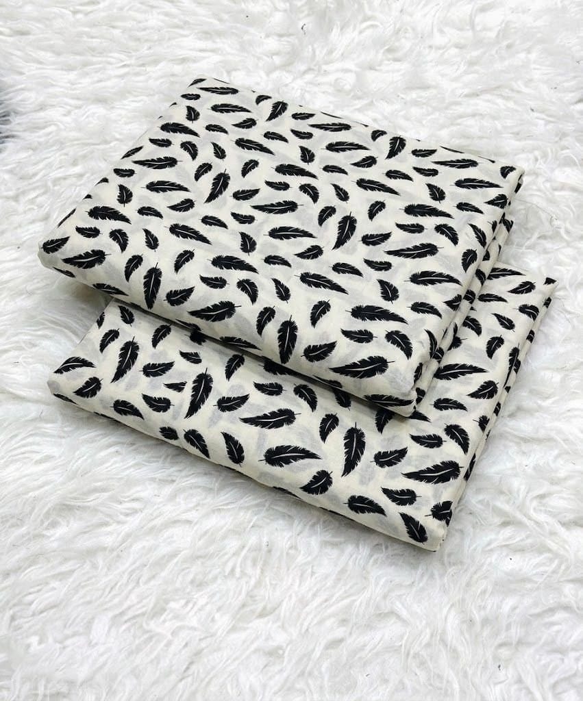 2pc Nishat Printed Black Edition