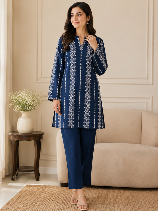 Bareeze Two-Piece Embroidered