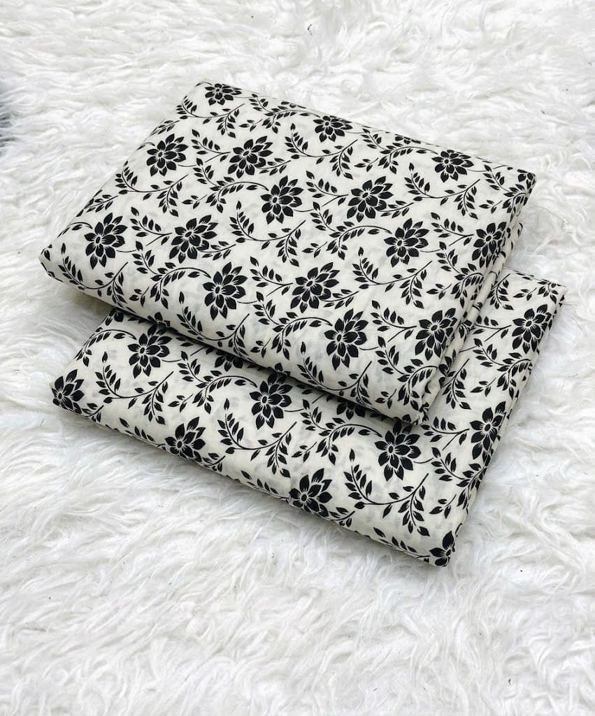 2pc Nishat Printed Black Edition